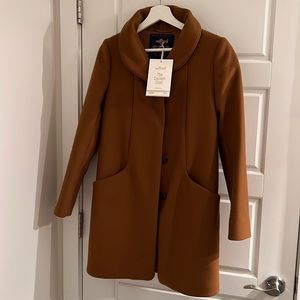 Wilfred, The Cocoon Coat, Aritzia, cigar colour